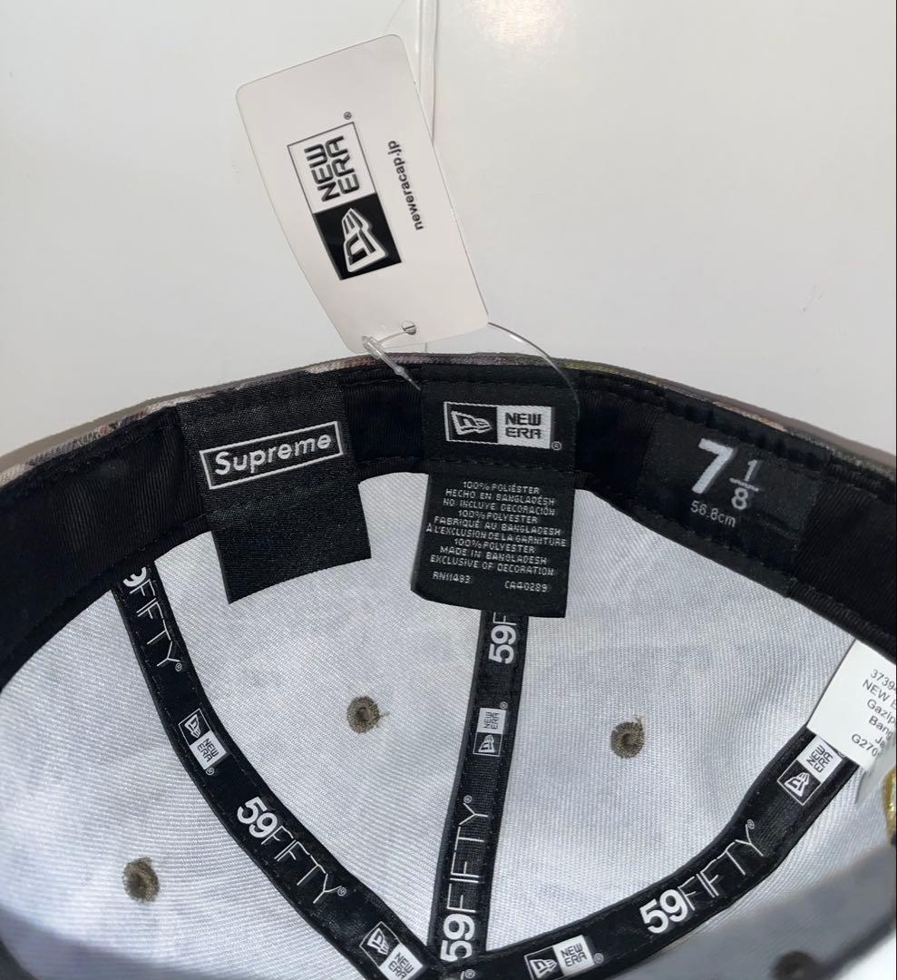 Supreme 迷彩 Box Logo New Era 7 1/8希少サイズ