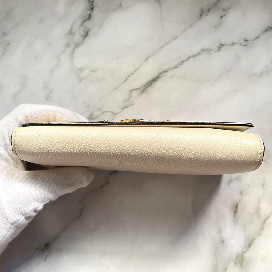 GUCCI グッチ ズゥミ インターロッキング 長財布　極美品　0119-④