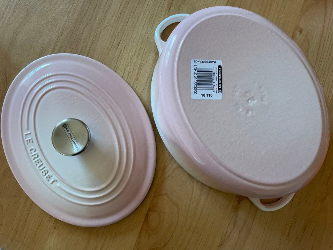 rainbow！ レア　ココットオーバル25cm パウダーピンク★