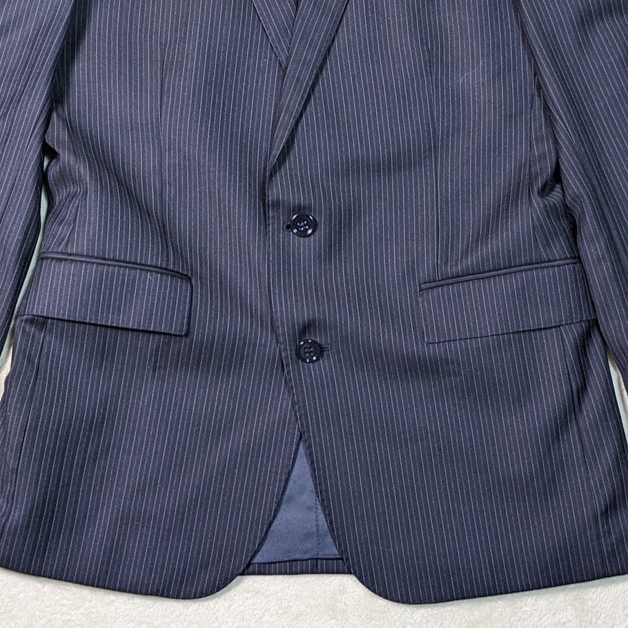 美品 ポロバイラルフローレン セットアップ スーツ イタリア製 ストライプ M