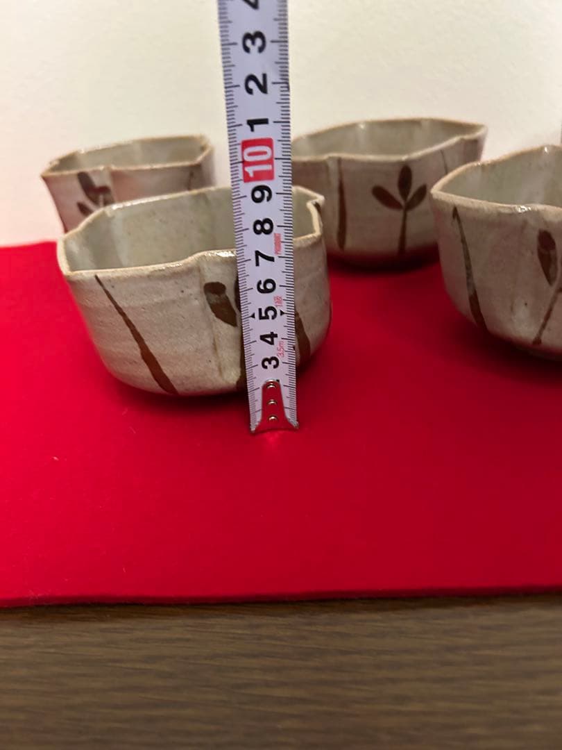 13代太郎右衛門作　絵唐津　五客