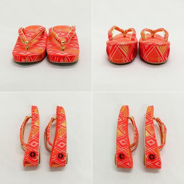 【新品】七五三 はこせこ 6点 女の子 女児 三歳 五歳 草履 バッグ 458