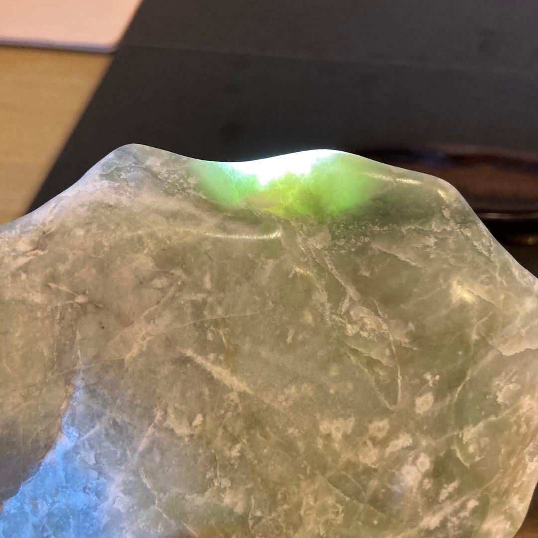 姫川　翡翠　880g ★鑑賞石　鉱物