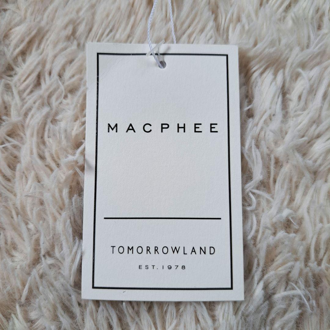 新品タグ付 定価3万 マカフィー ノーカラーツイードジャケット 金ボタン 日本製