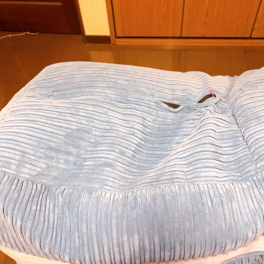 loungepug ジョセフィンソファビーズクッション ダークティール　2人掛け