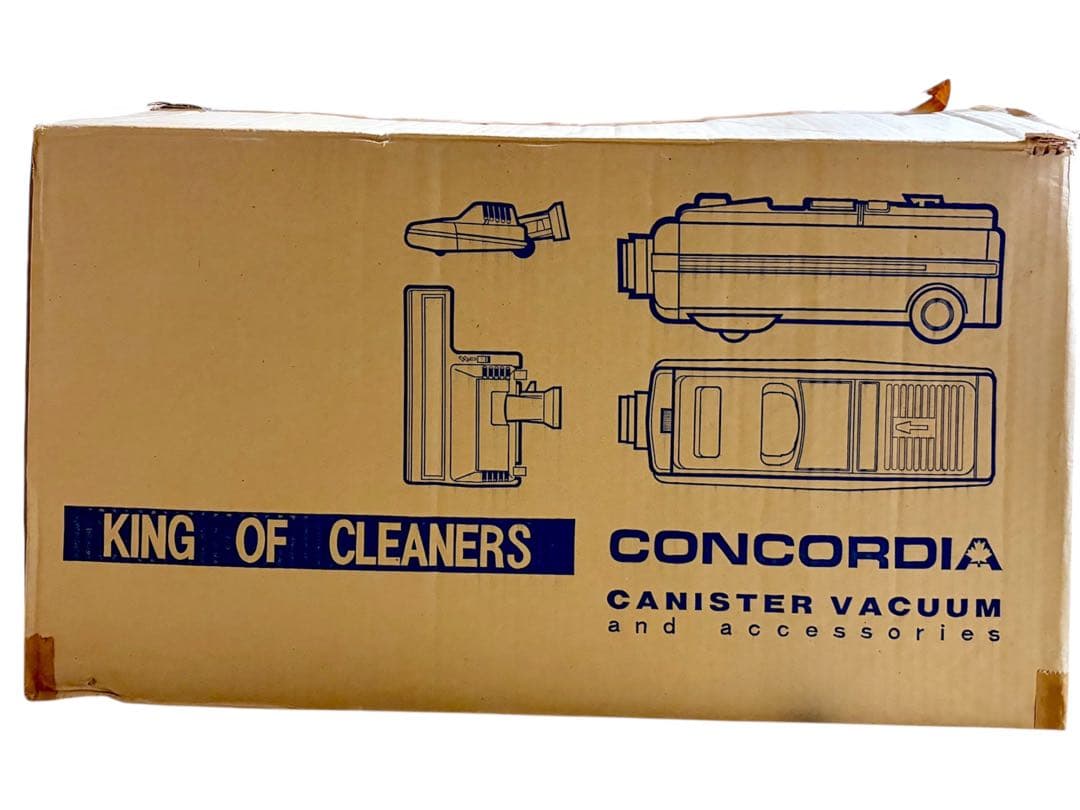 【昭和レトロ】掃除機 CONCORDIAコンコーディア E-2000 取説書付