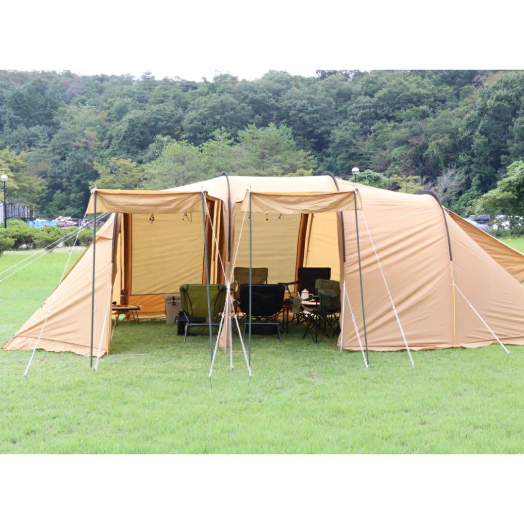 新品　イグニオ 2ルーム型テント　ドームテント 4人用　カマボコ　キャンプ　大型
