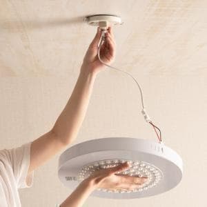 【M2042-144-107】花びらデザイン調光シーリングライト6畳