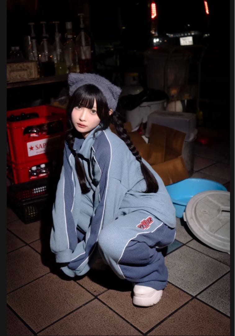 i*様 【お値下げ交渉可】 逃げ水あむ ソソミズワッフルセトアプ Mサイズ あむ