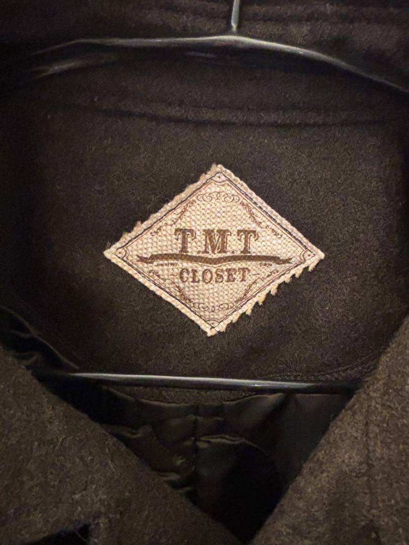 TMT ウールピーコート ブラウン