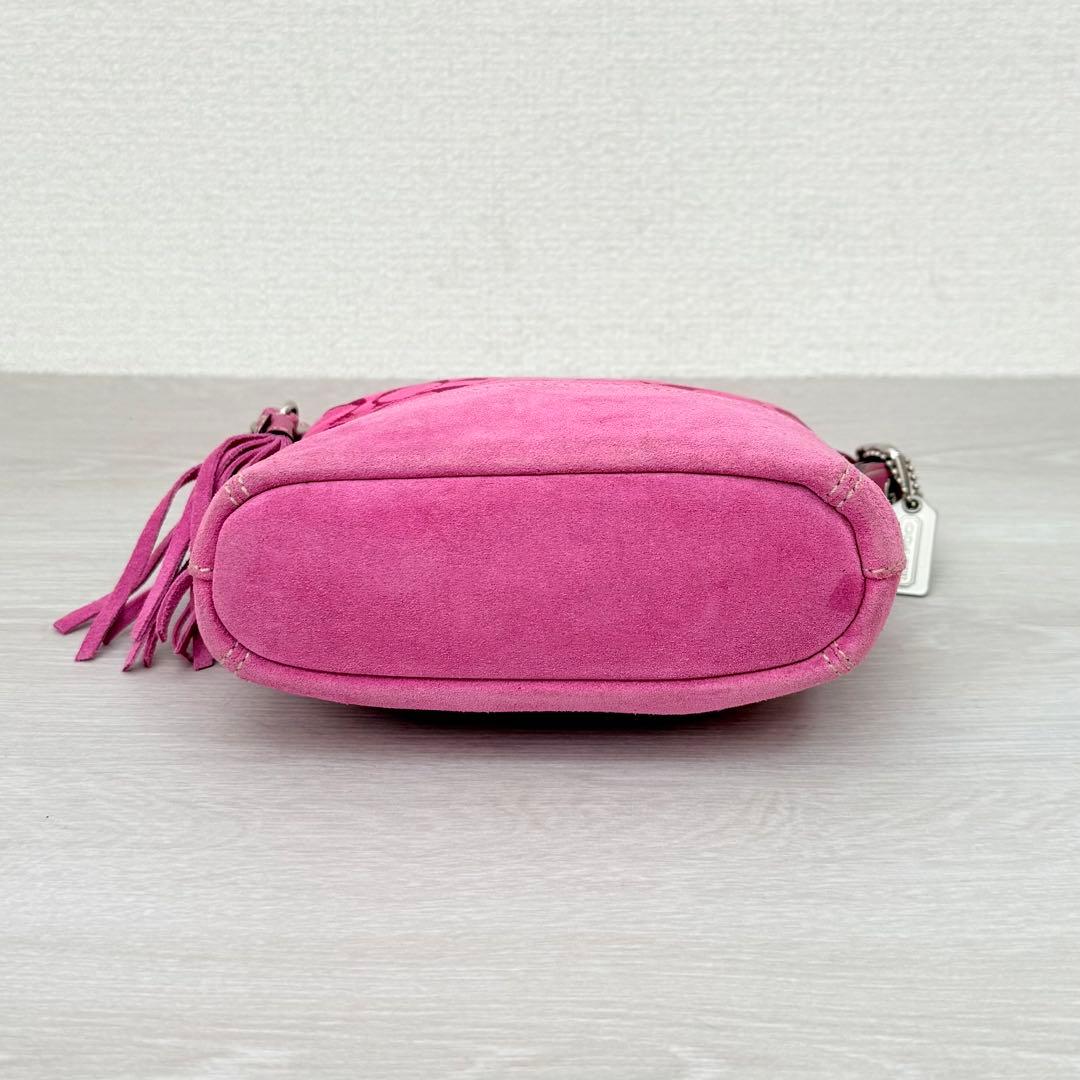 バッグ Vintage Coach mini Satchel Purse Pink