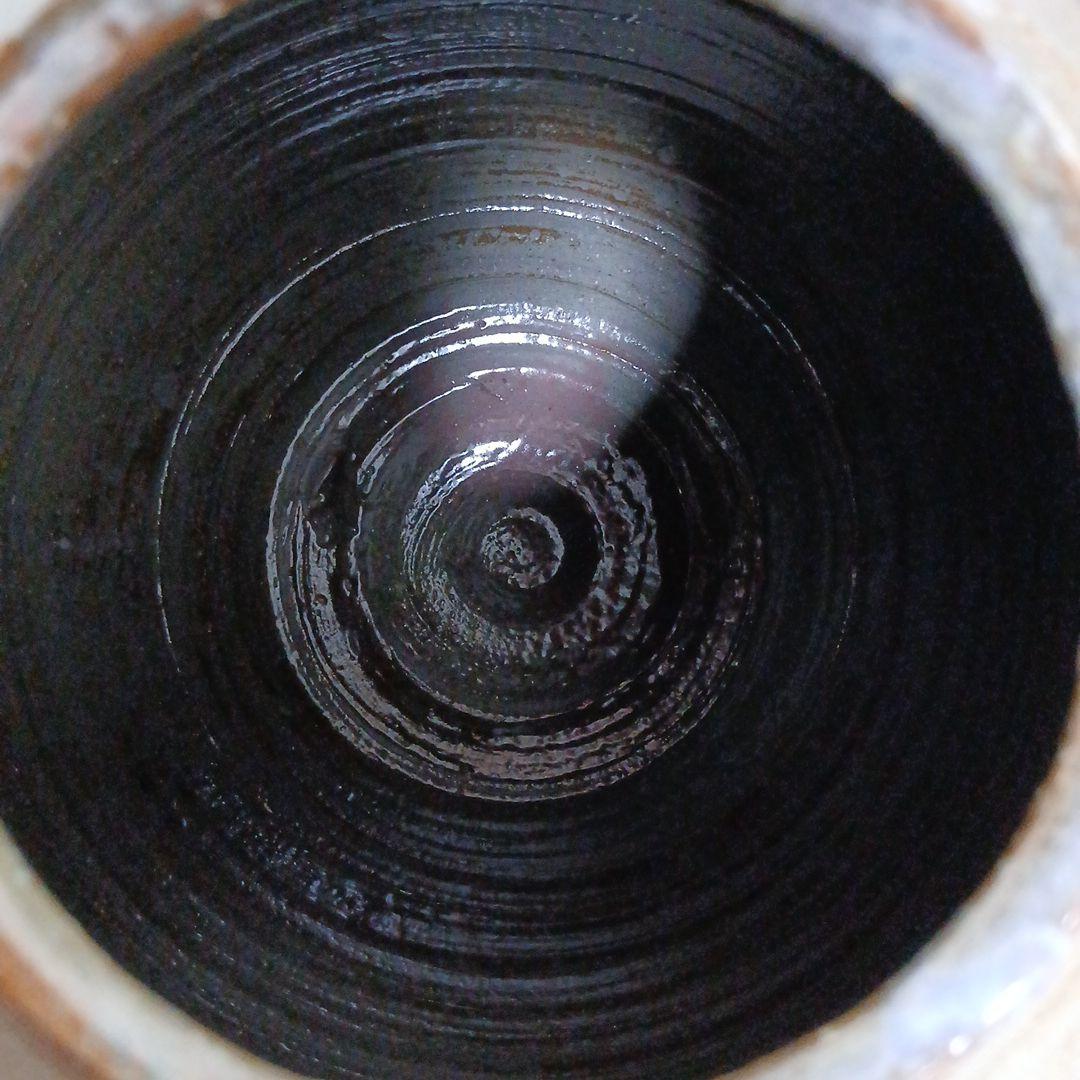 萩焼　三彩　光彩庵　清玩　花瓶