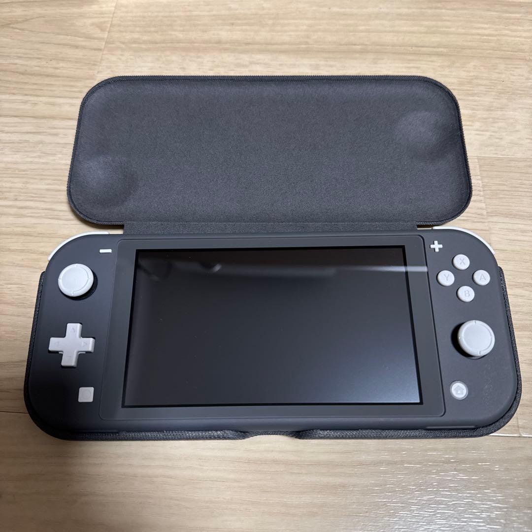 Nintendo Switch Lite グレー 本体 sdカード&ケース付き