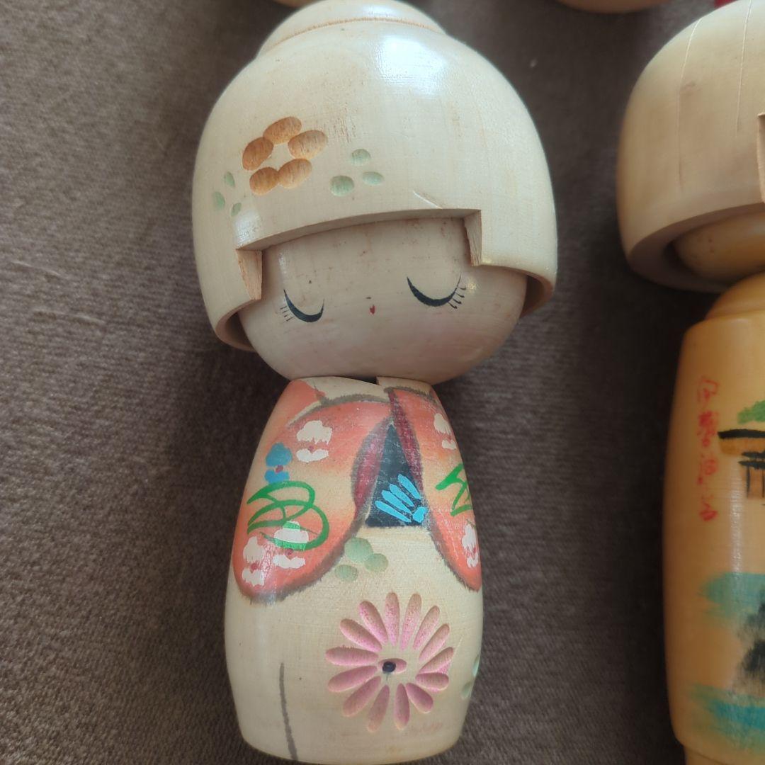 昭和レトロ　木製こけし　人形 　11点セット