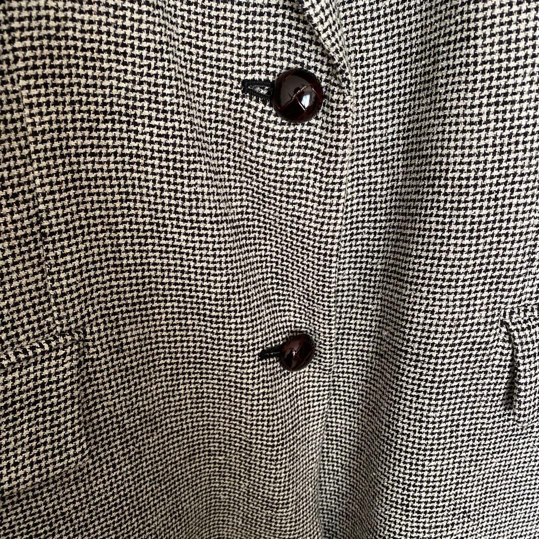 【美品】Whim Gazette千鳥柄2ボタンジャケット