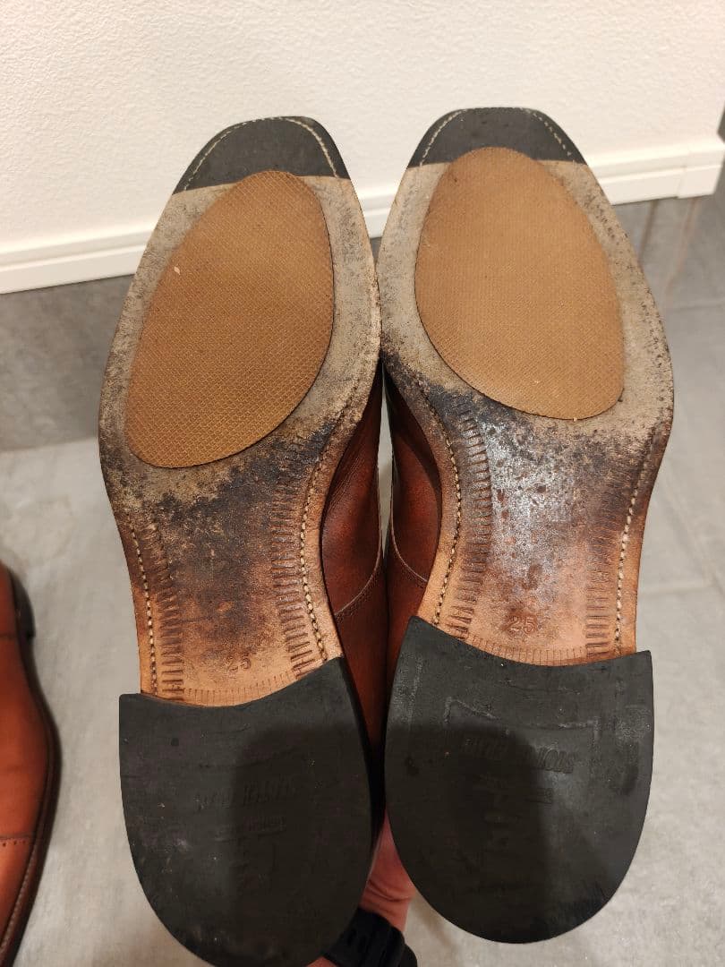 3足セット ダブルモンクストラップ ビジネスシューズ