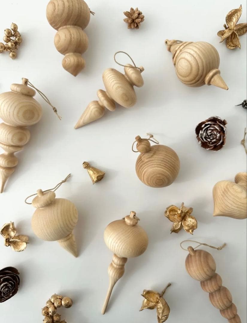 在庫限り⭐︎ lemi toys 木製オーナメント 9点セット