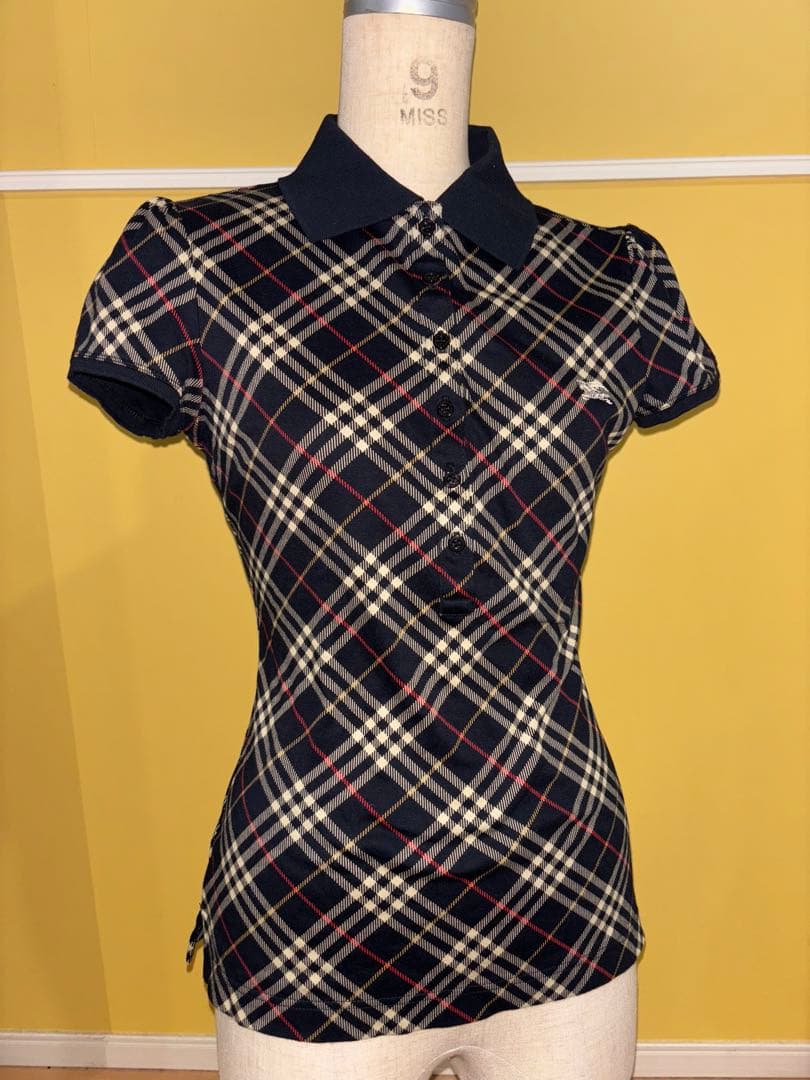 バーバリーブルーレーベル BURBERRY BLUE LABEL ポロシャツ38