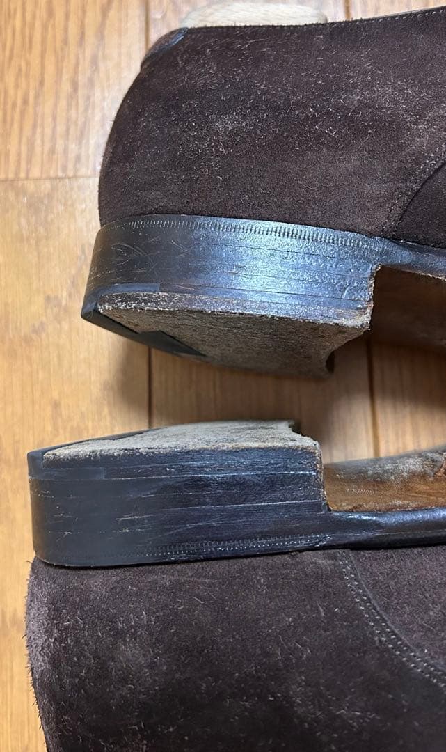 GUILD of Crafts ダークブラウン スエード シューズ　革靴