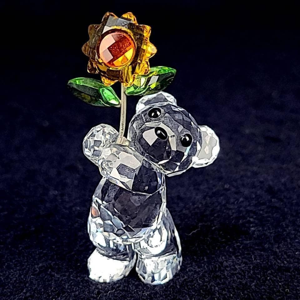 ●美品♪スワロフスキー　クリスベア　ひまわり　箱つき　842934 9