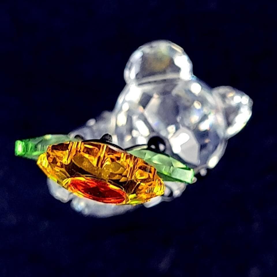 ●美品♪スワロフスキー　クリスベア　ひまわり　箱つき　842934 9