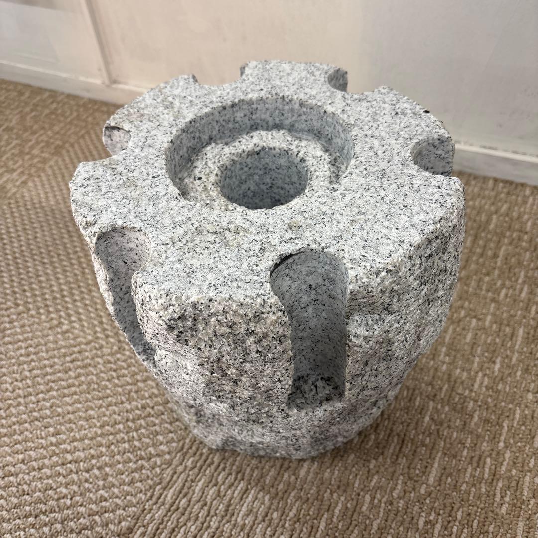 白御影石　オブジェ、アート