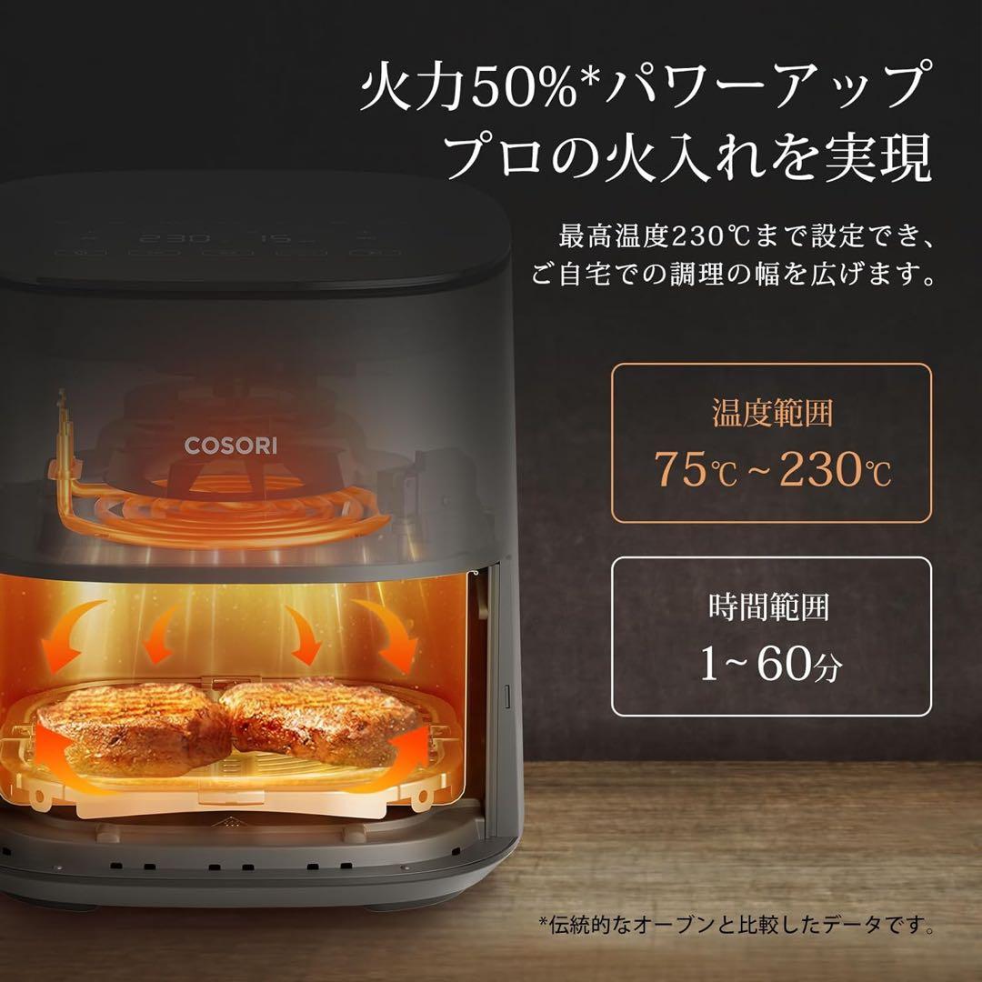 マリア様COSORI CAF-L501-KJPR ノンフライヤー 4.7L