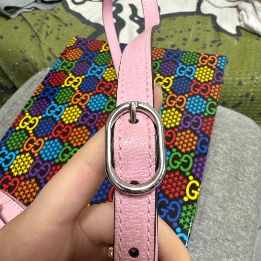 GUCCI グッチ GG サイケデリック マルチカラー ショルダー バッグ