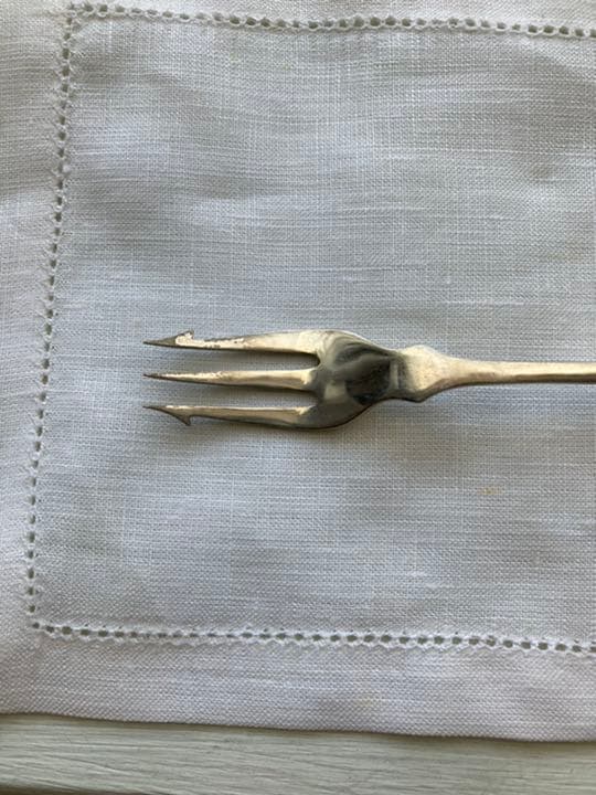 Silver platedピクルスフォーク（ホールマーク刻印あり）