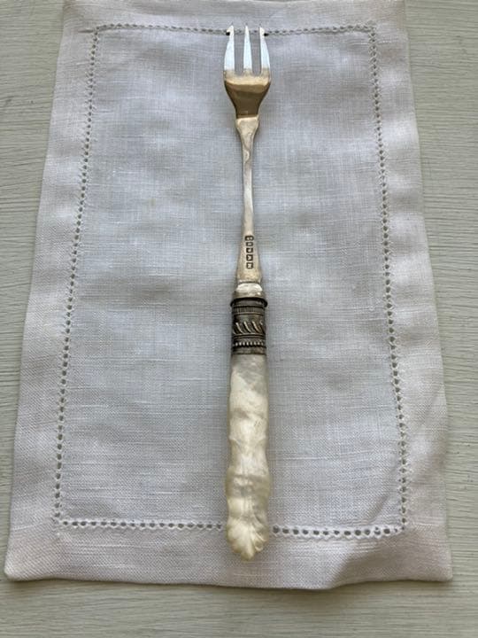 Silver platedピクルスフォーク（ホールマーク刻印あり）