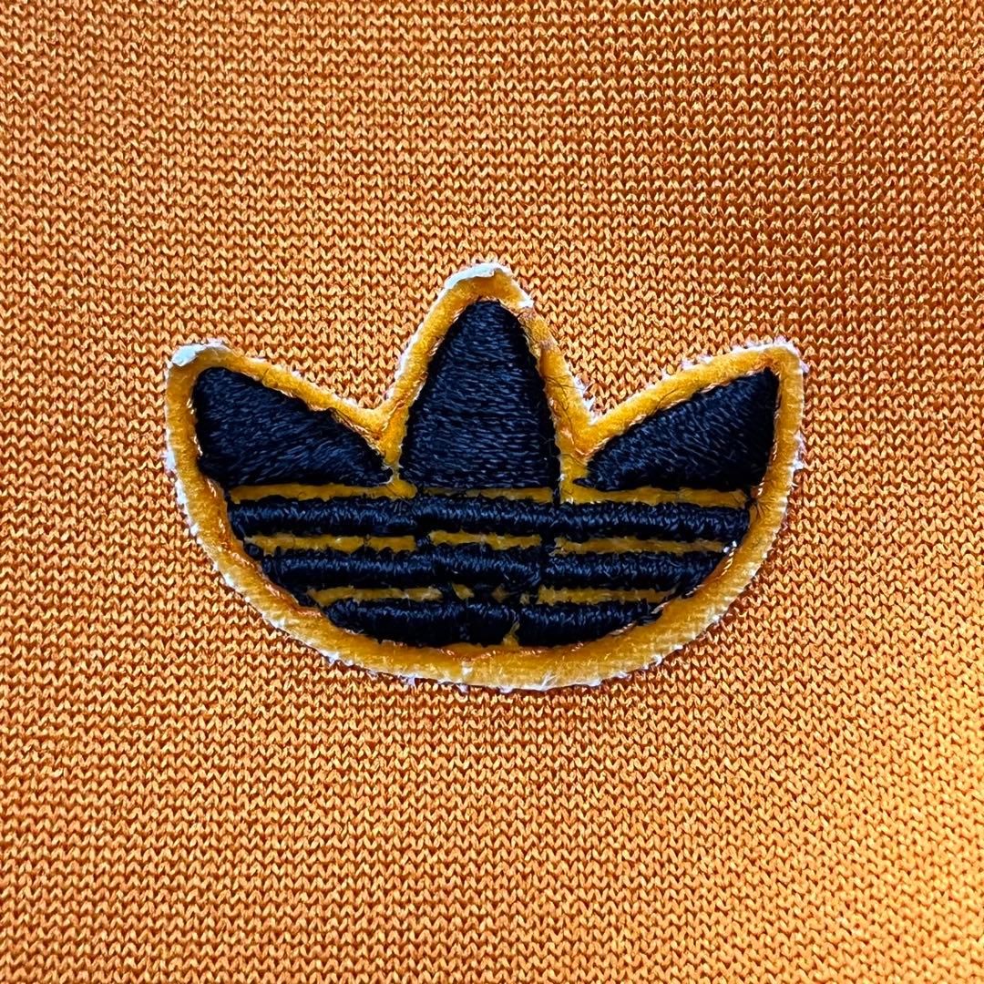 ◎70s adidas トラックジャケット デサント オレンジ 小松菜奈 80s