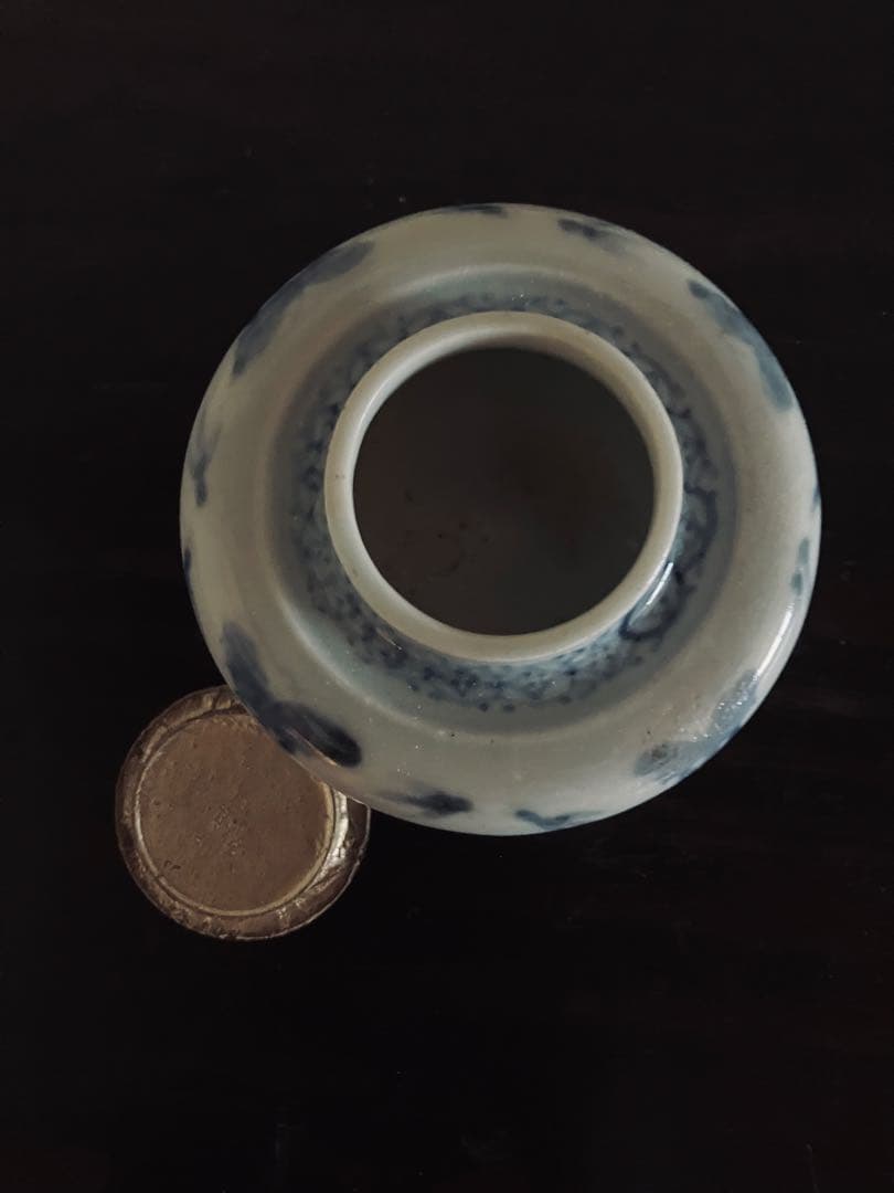 古伊万里 染付 茶入