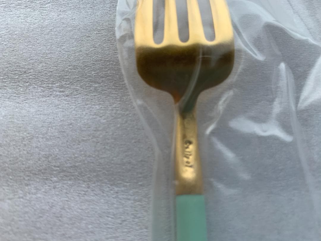 クチポール GOA ゴールド セラドン デザート6点セット カトラリー