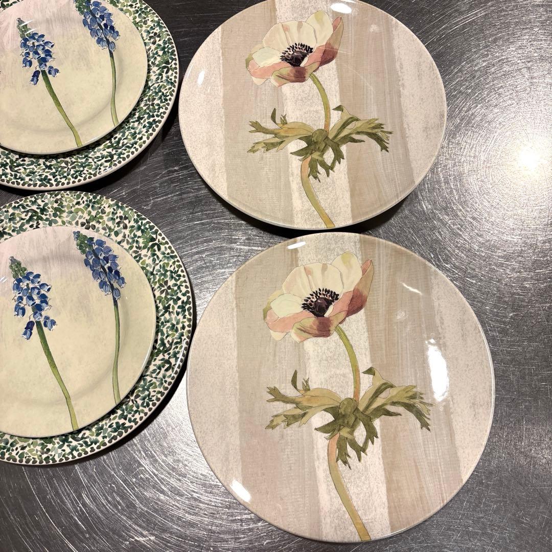 【希少】Gien ジアン アネモネ プレート フランス製 廃盤