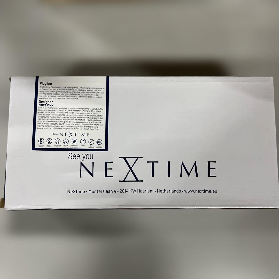 NeXtimeウォールクロック\"PLUG INN\"、非常に静かな