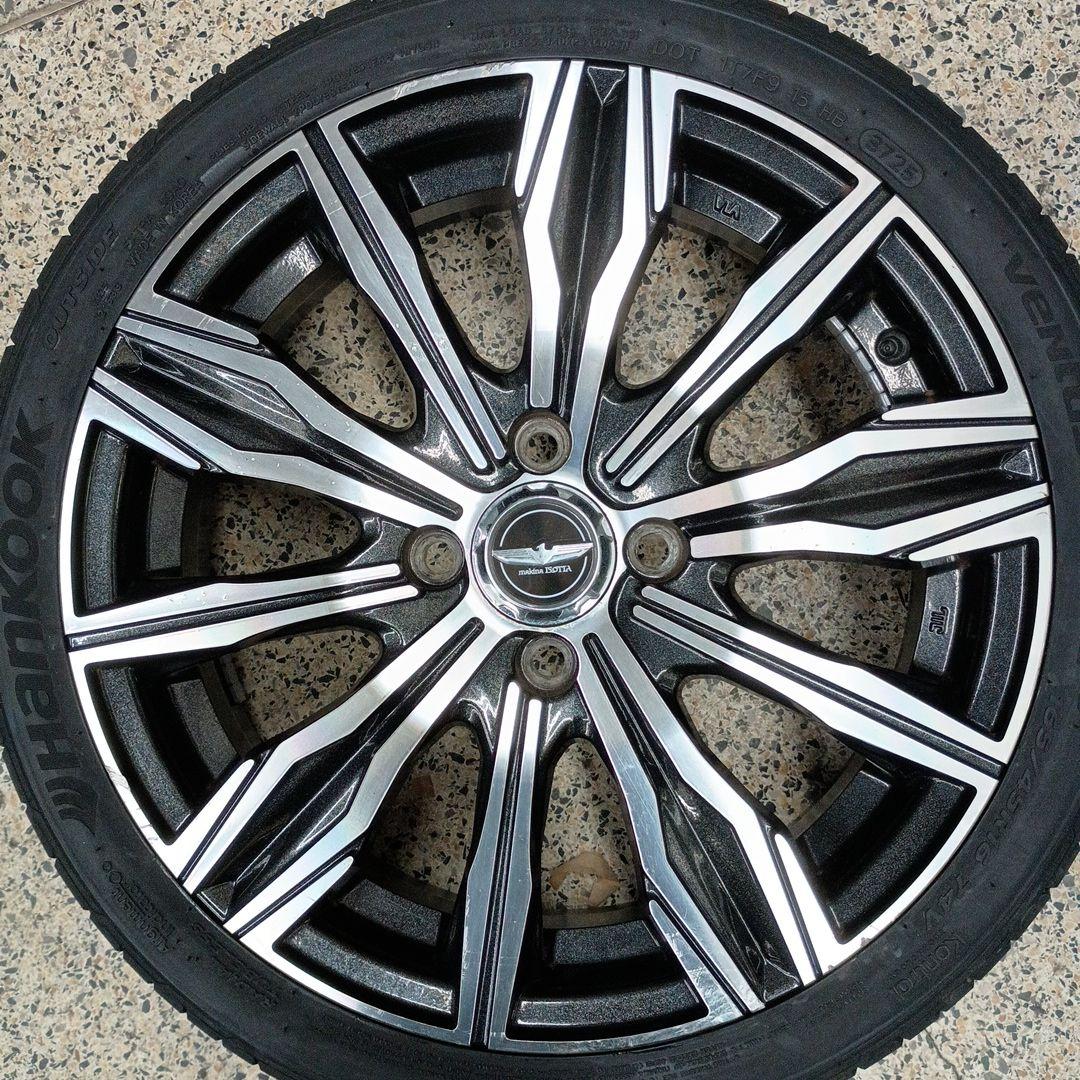 【新品】165/45R16 ハンコック夏タイヤ付 16インチアルミ 軽自動車用