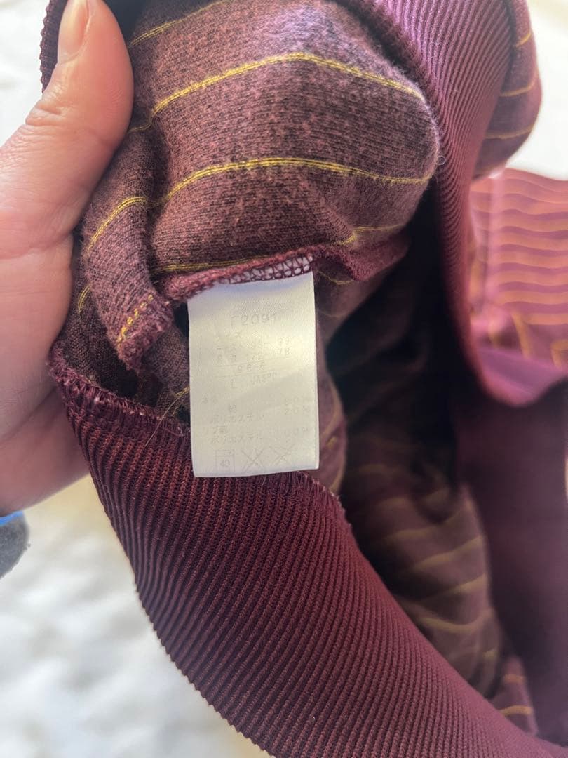 フレッドペリー ベロア トラックジャケット ジャージ ストライプ ロゴ刺繍