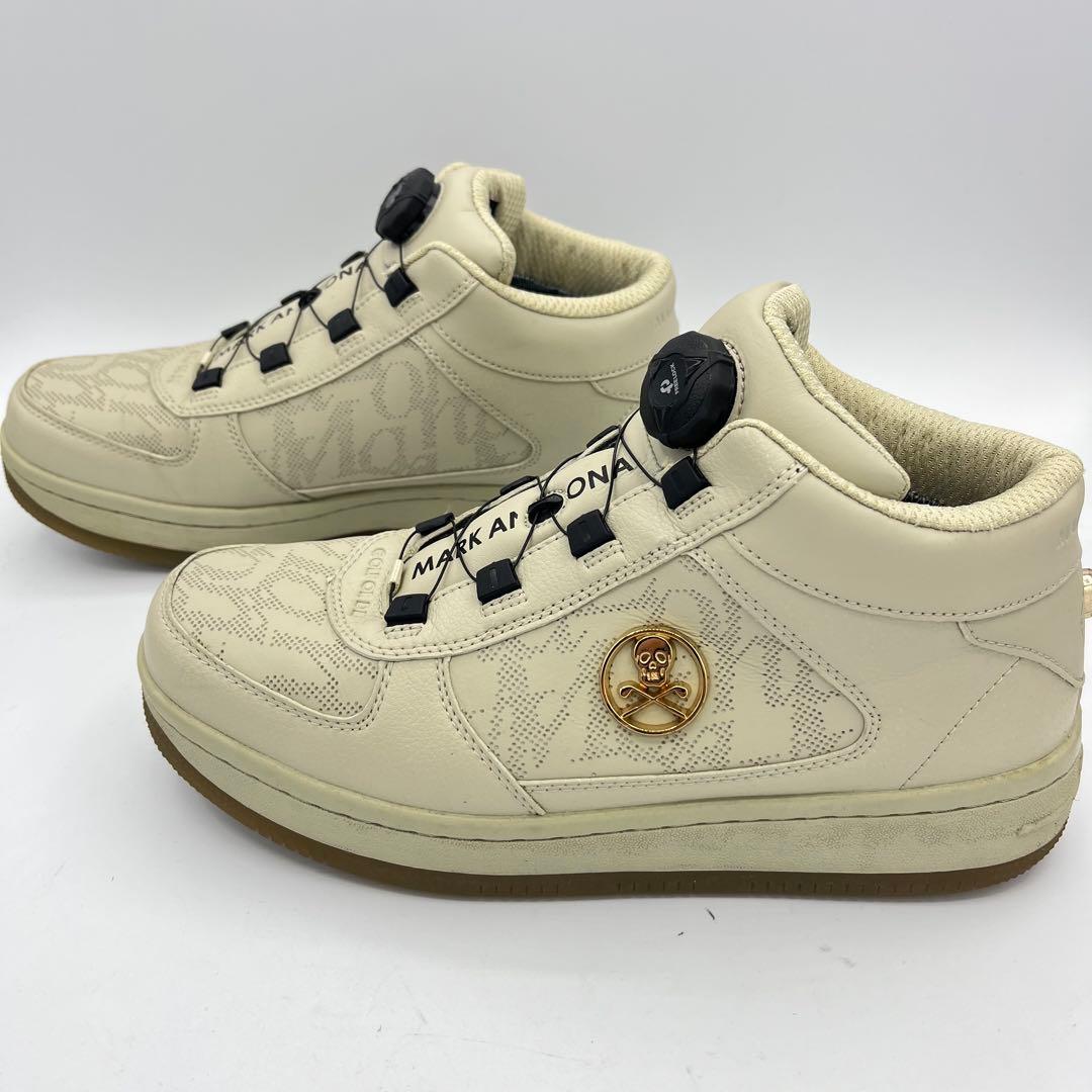 未使用　MARK＆LONA マーク＆ロナ BOA ゴルフシューズ　27 ベージュ