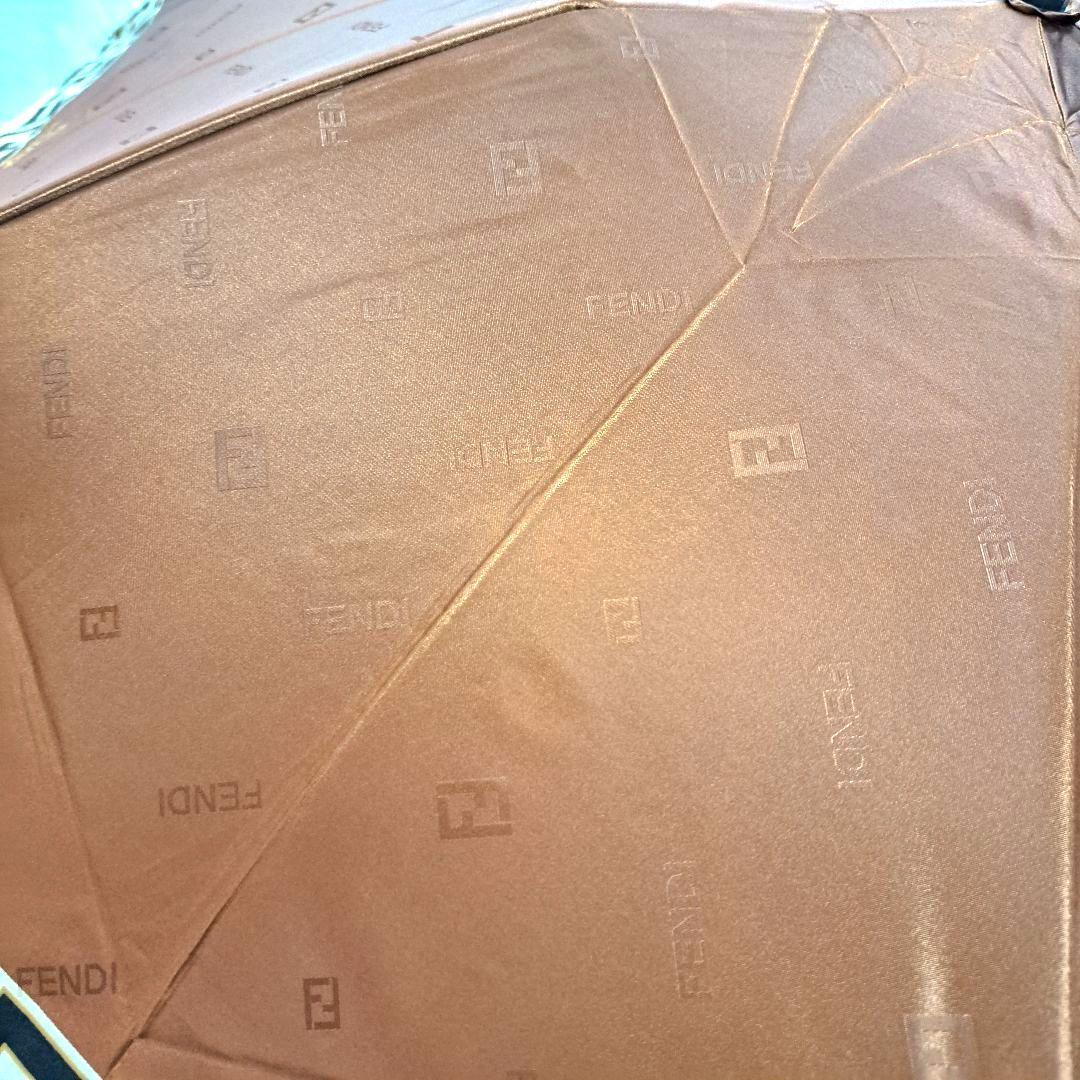 【FENDI】新品未使用　ズッカ柄　ズッキーノ　折りたたみ傘