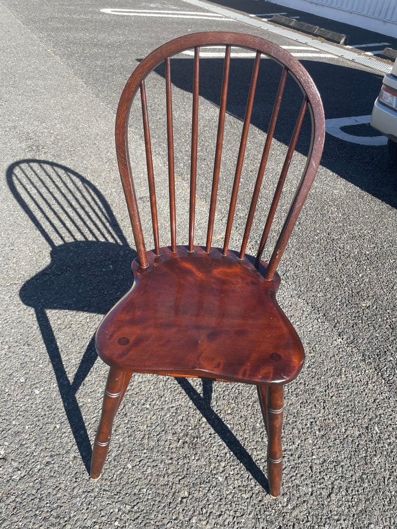 松本民芸家具 ダイニングチェア ミズメザクラ無垢材 和モダン