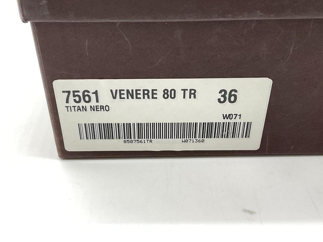 【未使用】PELLICO VENERE バックジップヒールレザーブーツ 36