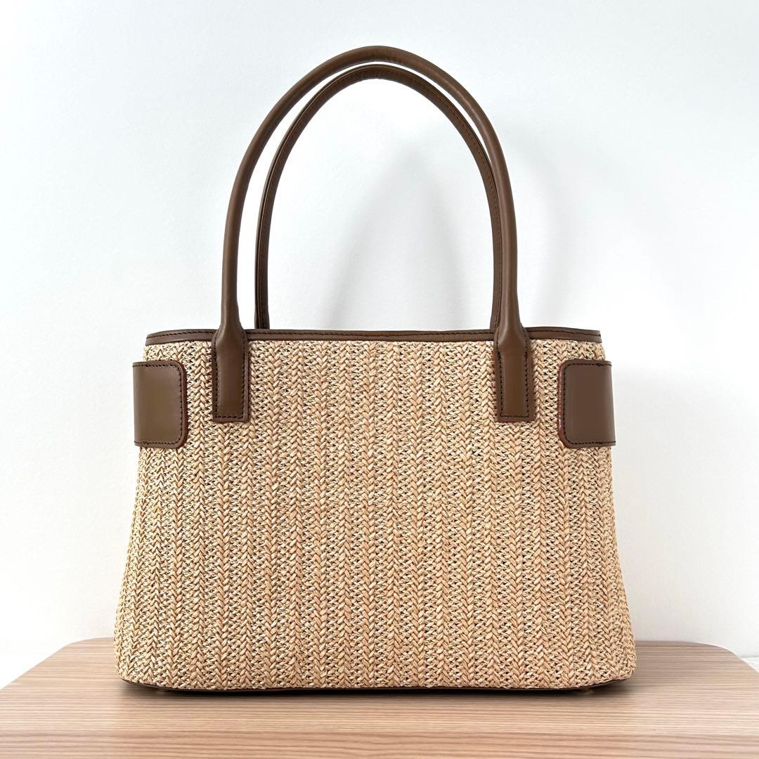 【極美品✨️】傅濱野 デンハマノ nature baskettie トートバッグ