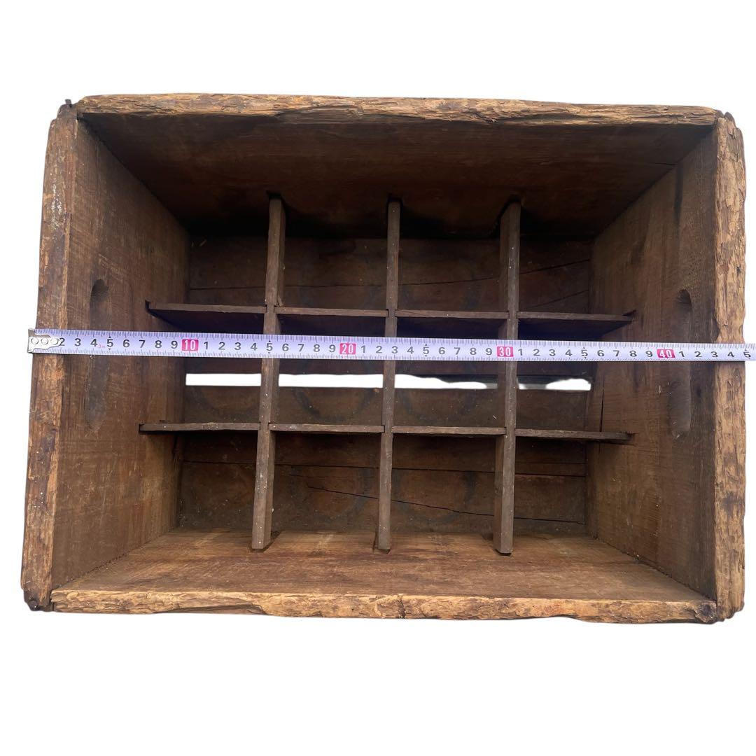 アメリカ　雑貨　家具　ビンテージ　木製　飲料ケース　瓶　レア　インテリアにも