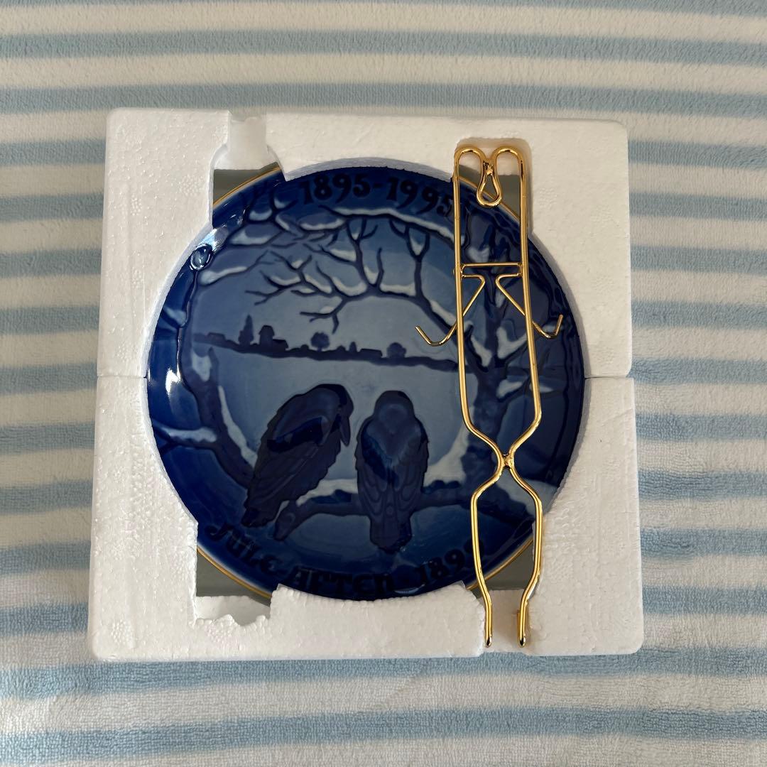 完品で希少　Bing & Grøndahl 1991 カラス 100周年記念