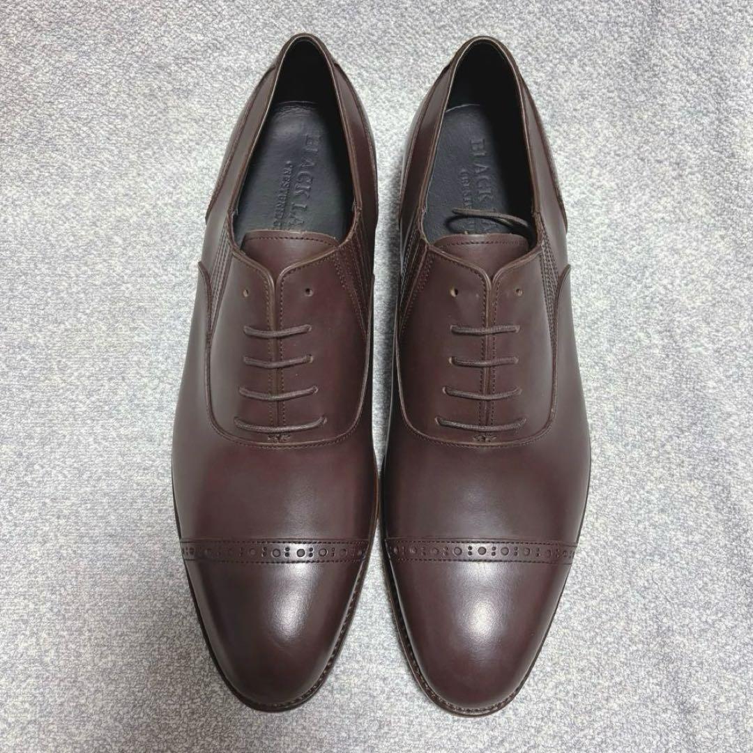 【極美品】BLACK LABEL CRESTBRIDGE 革靴　ストレートチップ