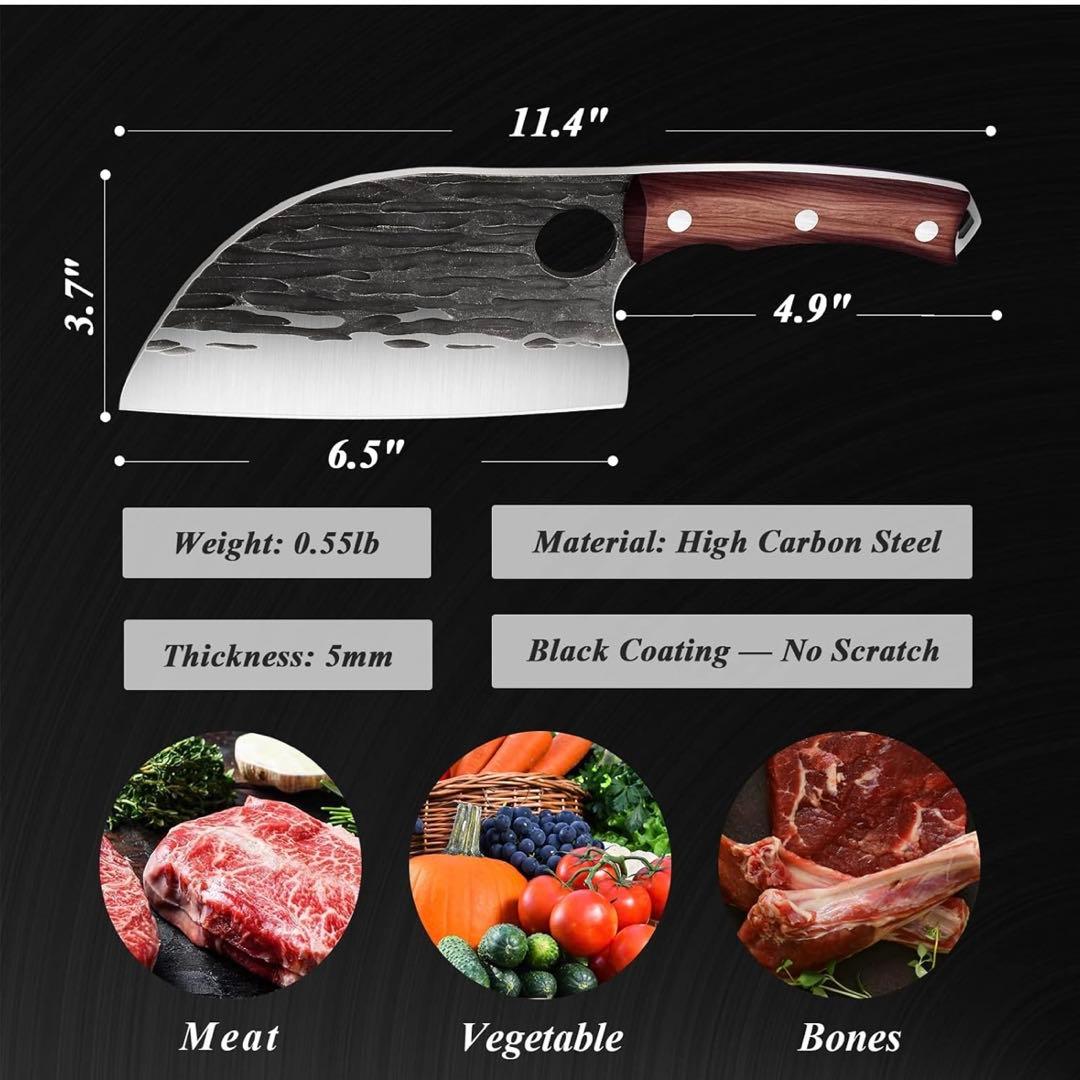 ROCOCO セルビアシェフナイフ 6.5インチ 日本製フルタングボーニング