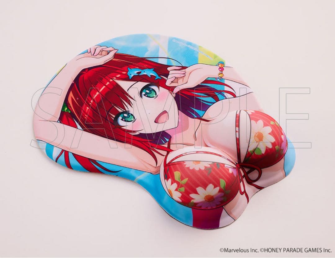 【14まで値下げ】【新品未開封】咲宮入華 ドルフィンウェーブ 立体マウスパッド