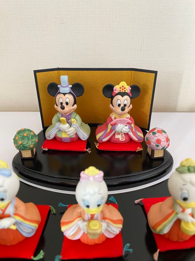 ヴィンテージ　ディズニー雛人形　三人官女 五人囃子　お雛様