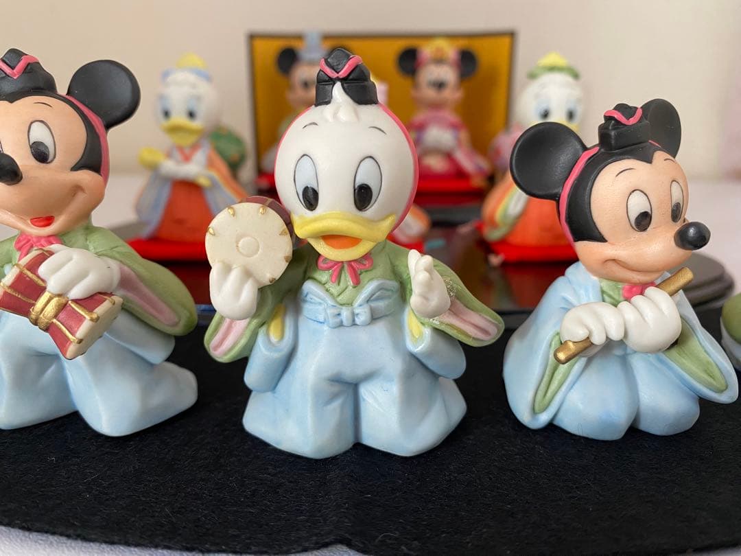ヴィンテージ　ディズニー雛人形　三人官女 五人囃子　お雛様