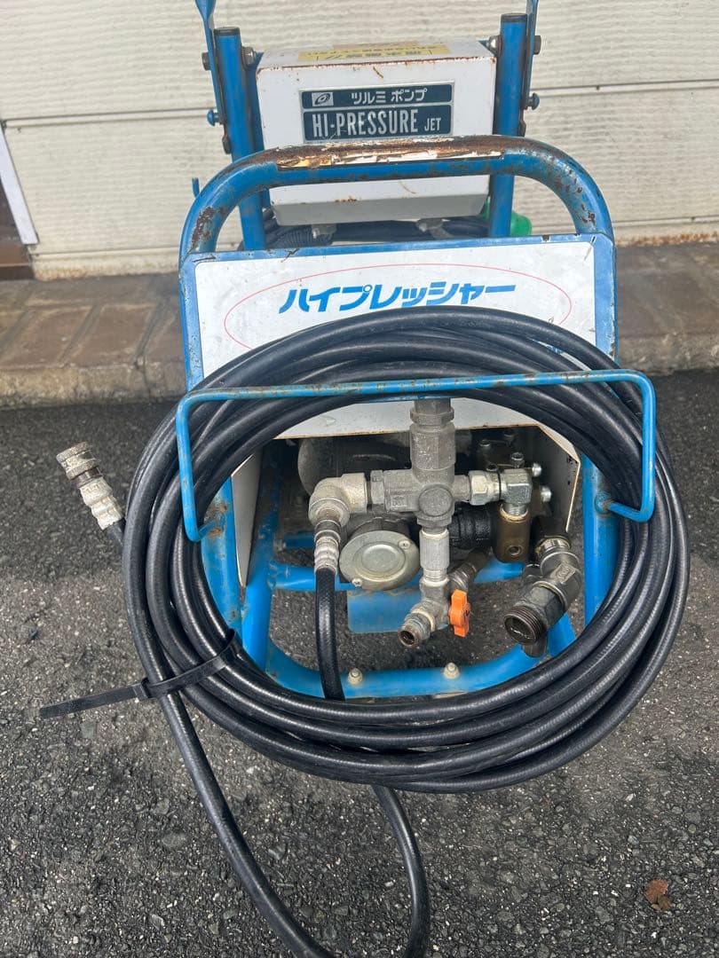 K2★ツルミポンプ　HPJ-140-1 高圧洗浄機 60Hz セット